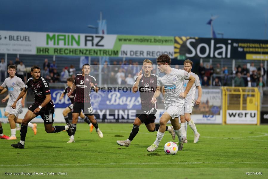 Florian Pieper, Stadion am Schönbusch, Aschaffenburg, 01.09.2023, sport, action, BFV, Fussball, Saison 2023/2024, 8. Spieltag, Regionalliga Bayern, FCN, SVA, 1. FC Nürnberg II, SV Viktoria Aschaffenburg - Bild-ID: 2376848 Florian Pieper, Stadion am Schönbusch, Aschaffenburg, 01.09.2023, sport, action, BFV, Fussball, Saison 2023/2024, 8. Spieltag, Regionalliga Bayern, FCN, SVA, 1. FC Nürnberg II, SV Viktoria Aschaffenburg - Bild-ID: 2376848