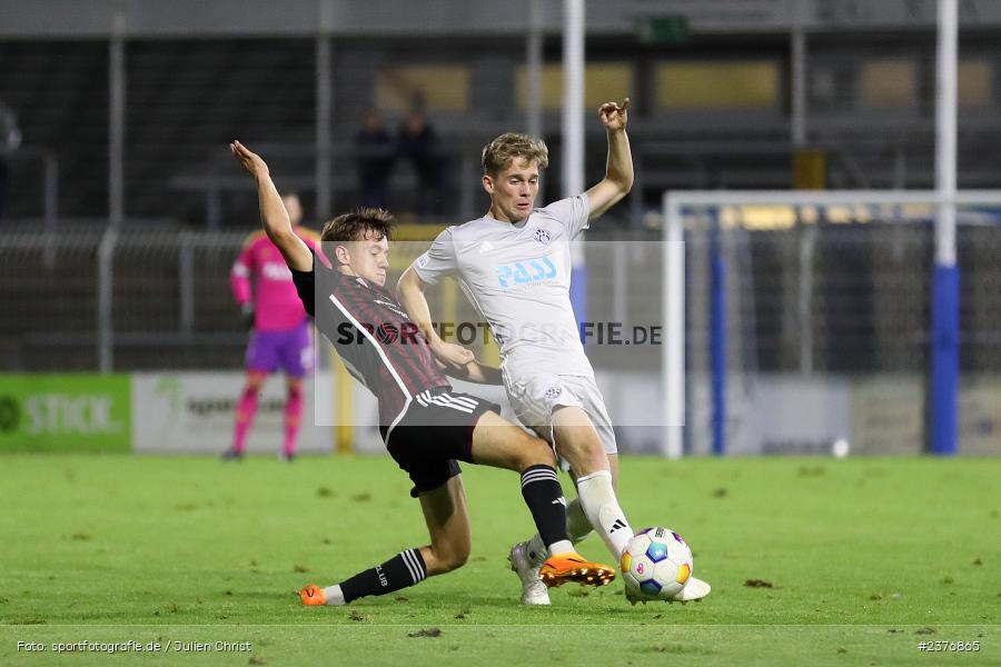 Kai Philipp, Stadion am Schönbusch, Aschaffenburg, 01.09.2023, sport, action, BFV, Fussball, Saison 2023/2024, 8. Spieltag, Regionalliga Bayern, FCN, SVA, 1. FC Nürnberg II, SV Viktoria Aschaffenburg - Bild-ID: 2376865
