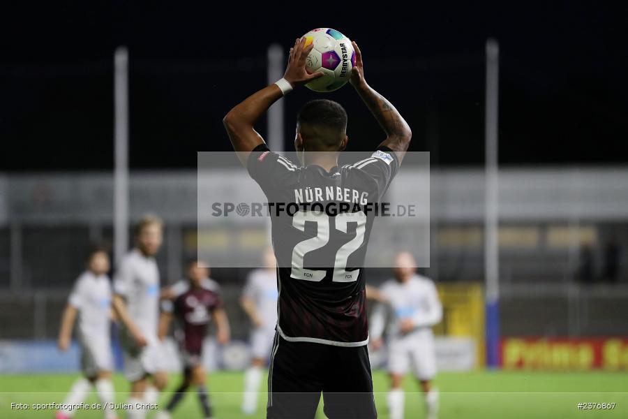 Seyhan Yigit, Stadion am Schönbusch, Aschaffenburg, 01.09.2023, sport, action, BFV, Fussball, Saison 2023/2024, 8. Spieltag, Regionalliga Bayern, FCN, SVA, 1. FC Nürnberg II, SV Viktoria Aschaffenburg - Bild-ID: 2376867