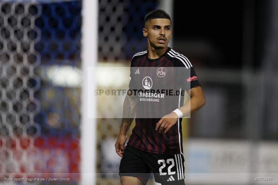 Seyhan Yigit, Stadion am Schönbusch, Aschaffenburg, 01.09.2023, sport, action, BFV, Fussball, Saison 2023/2024, 8. Spieltag, Regionalliga Bayern, FCN, SVA, 1. FC Nürnberg II, SV Viktoria Aschaffenburg - Bild-ID: 2376895