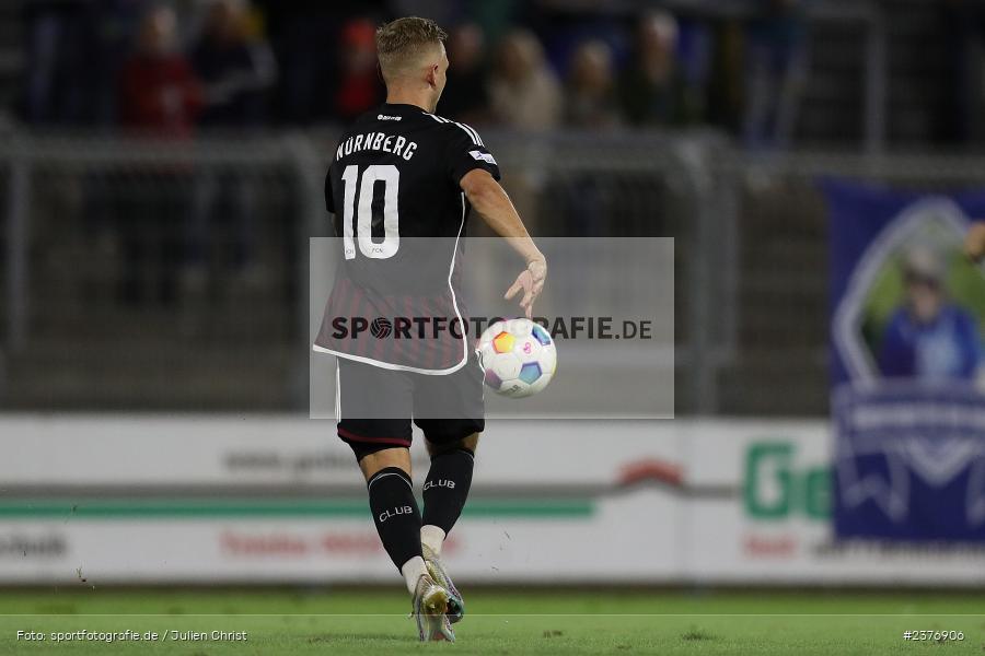 Benedikt Kirsch, Stadion am Schönbusch, Aschaffenburg, 01.09.2023, sport, action, BFV, Fussball, Saison 2023/2024, 8. Spieltag, Regionalliga Bayern, FCN, SVA, 1. FC Nürnberg II, SV Viktoria Aschaffenburg - Bild-ID: 2376906