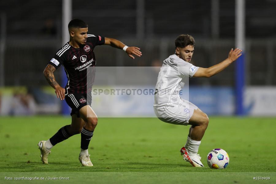 Ruben Miguel Conceicao Fernandes, Stadion am Schönbusch, Aschaffenburg, 01.09.2023, sport, action, BFV, Fussball, Saison 2023/2024, 8. Spieltag, Regionalliga Bayern, FCN, SVA, 1. FC Nürnberg II, SV Viktoria Aschaffenburg - Bild-ID: 2376909 Ruben Miguel Conceicao Fernandes, Stadion am Schönbusch, Aschaffenburg, 01.09.2023, sport, action, BFV, Fussball, Saison 2023/2024, 8. Spieltag, Regionalliga Bayern, FCN, SVA, 1. FC Nürnberg II, SV Viktoria Aschaffenburg - Bild-ID: 2376909