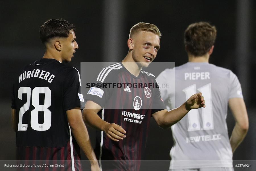 Benedikt Kirsch, Stadion am Schönbusch, Aschaffenburg, 01.09.2023, sport, action, BFV, Fussball, Saison 2023/2024, 8. Spieltag, Regionalliga Bayern, FCN, SVA, 1. FC Nürnberg II, SV Viktoria Aschaffenburg - Bild-ID: 2376924
