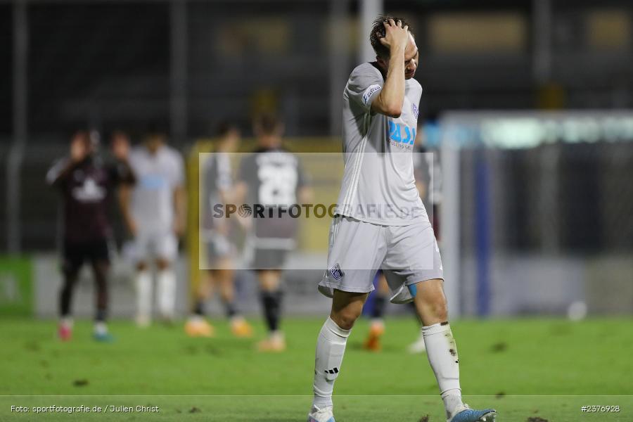 Luca Dähn, Stadion am Schönbusch, Aschaffenburg, 01.09.2023, sport, action, BFV, Fussball, Saison 2023/2024, 8. Spieltag, Regionalliga Bayern, FCN, SVA, 1. FC Nürnberg II, SV Viktoria Aschaffenburg - Bild-ID: 2376928