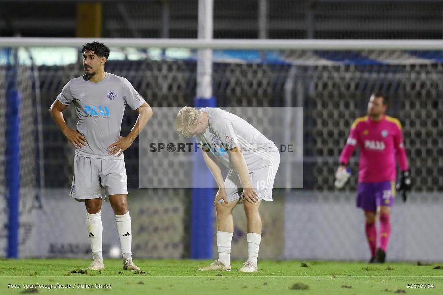 Jan-Philipp Stein, Stadion am Schönbusch, Aschaffenburg, 01.09.2023, sport, action, BFV, Fussball, Saison 2023/2024, 8. Spieltag, Regionalliga Bayern, FCN, SVA, 1. FC Nürnberg II, SV Viktoria Aschaffenburg - Bild-ID: 2376934