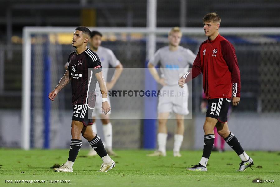 Seyhan Yigit, Stadion am Schönbusch, Aschaffenburg, 01.09.2023, sport, action, BFV, Fussball, Saison 2023/2024, 8. Spieltag, Regionalliga Bayern, FCN, SVA, 1. FC Nürnberg II, SV Viktoria Aschaffenburg - Bild-ID: 2376935
