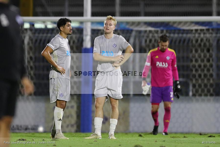 Jan-Philipp Stein, Stadion am Schönbusch, Aschaffenburg, 01.09.2023, sport, action, BFV, Fussball, Saison 2023/2024, 8. Spieltag, Regionalliga Bayern, FCN, SVA, 1. FC Nürnberg II, SV Viktoria Aschaffenburg - Bild-ID: 2376936