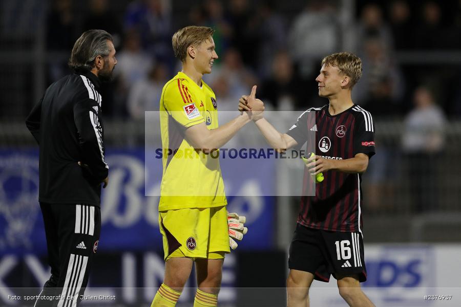 Jan Reichert, Stadion am Schönbusch, Aschaffenburg, 01.09.2023, sport, action, BFV, Fussball, Saison 2023/2024, 8. Spieltag, Regionalliga Bayern, FCN, SVA, 1. FC Nürnberg II, SV Viktoria Aschaffenburg - Bild-ID: 2376937