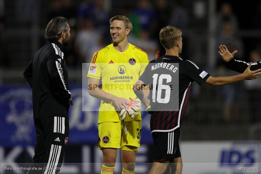 Jan Reichert, Stadion am Schönbusch, Aschaffenburg, 01.09.2023, sport, action, BFV, Fussball, Saison 2023/2024, 8. Spieltag, Regionalliga Bayern, FCN, SVA, 1. FC Nürnberg II, SV Viktoria Aschaffenburg - Bild-ID: 2376938