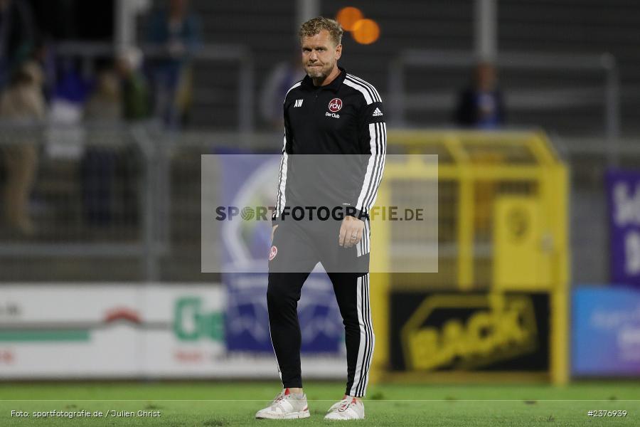 Andreas Wolf, Stadion am Schönbusch, Aschaffenburg, 01.09.2023, sport, action, BFV, Fussball, Saison 2023/2024, 8. Spieltag, Regionalliga Bayern, FCN, SVA, 1. FC Nürnberg II, SV Viktoria Aschaffenburg - Bild-ID: 2376939