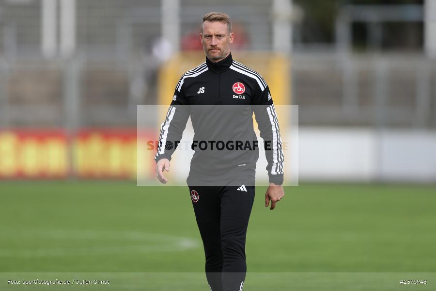 Jörg Stöckert, Stadion am Schönbusch, Aschaffenburg, 01.09.2023, sport, action, BFV, Fussball, Saison 2023/2024, 8. Spieltag, Regionalliga Bayern, FCN, SVA, 1. FC Nürnberg II, SV Viktoria Aschaffenburg - Bild-ID: 2376943