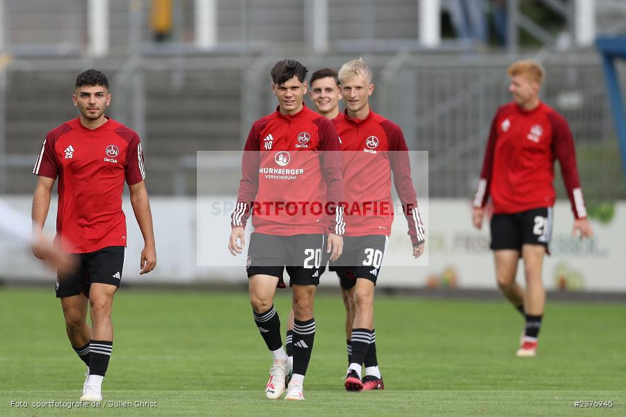 Pascal Fuchs, Stadion am Schönbusch, Aschaffenburg, 01.09.2023, sport, action, BFV, Fussball, Saison 2023/2024, 8. Spieltag, Regionalliga Bayern, FCN, SVA, 1. FC Nürnberg II, SV Viktoria Aschaffenburg - Bild-ID: 2376945
