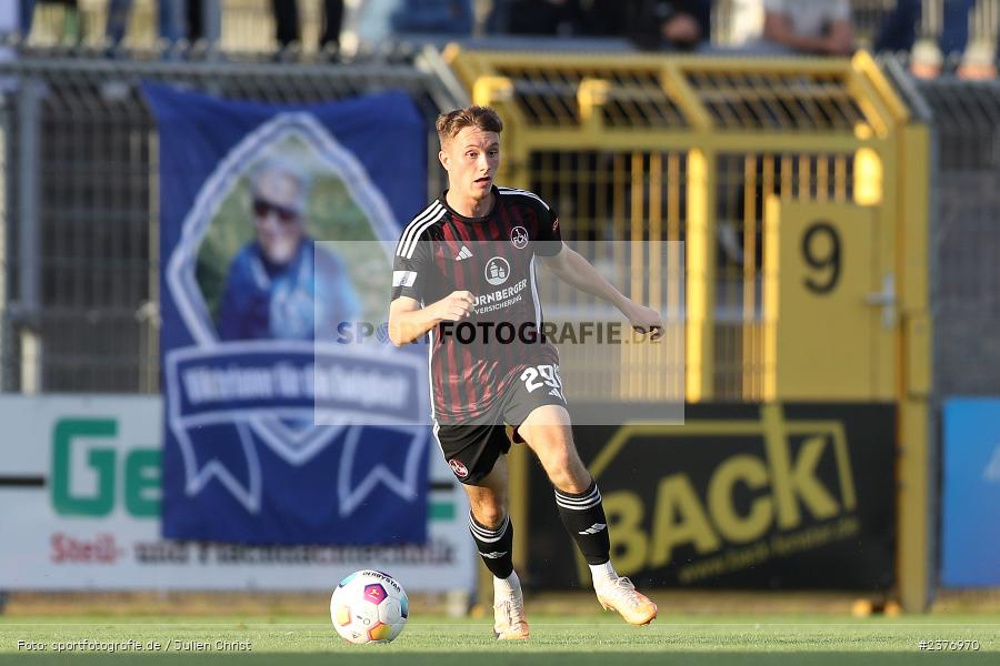 Simon Joachims, Stadion am Schönbusch, Aschaffenburg, 01.09.2023, sport, action, BFV, Fussball, Saison 2023/2024, 8. Spieltag, Regionalliga Bayern, FCN, SVA, 1. FC Nürnberg II, SV Viktoria Aschaffenburg - Bild-ID: 2376970