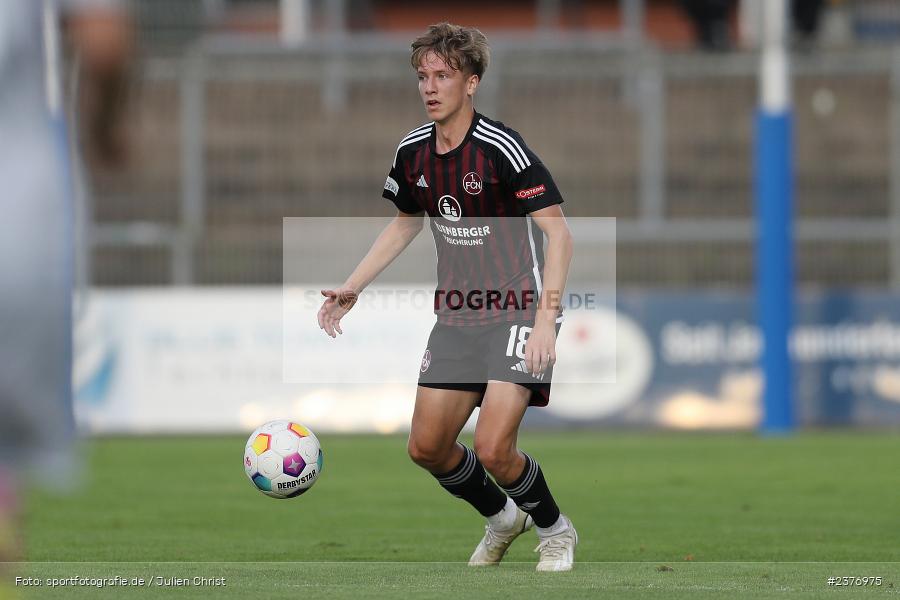 Ben Fischer, Stadion am Schönbusch, Aschaffenburg, 01.09.2023, sport, action, BFV, Fussball, Saison 2023/2024, 8. Spieltag, Regionalliga Bayern, FCN, SVA, 1. FC Nürnberg II, SV Viktoria Aschaffenburg - Bild-ID: 2376975 Ben Fischer, Stadion am Schönbusch, Aschaffenburg, 01.09.2023, sport, action, BFV, Fussball, Saison 2023/2024, 8. Spieltag, Regionalliga Bayern, FCN, SVA, 1. FC Nürnberg II, SV Viktoria Aschaffenburg - Bild-ID: 2376975