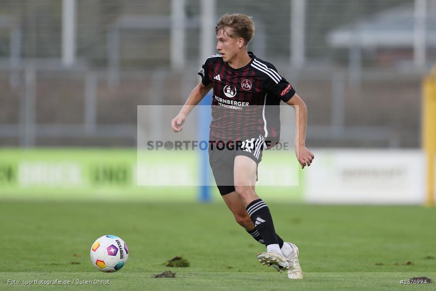 Ben Fischer, Stadion am Schönbusch, Aschaffenburg, 01.09.2023, sport, action, BFV, Fussball, Saison 2023/2024, 8. Spieltag, Regionalliga Bayern, FCN, SVA, 1. FC Nürnberg II, SV Viktoria Aschaffenburg - Bild-ID: 2376994 Ben Fischer, Stadion am Schönbusch, Aschaffenburg, 01.09.2023, sport, action, BFV, Fussball, Saison 2023/2024, 8. Spieltag, Regionalliga Bayern, FCN, SVA, 1. FC Nürnberg II, SV Viktoria Aschaffenburg - Bild-ID: 2376994