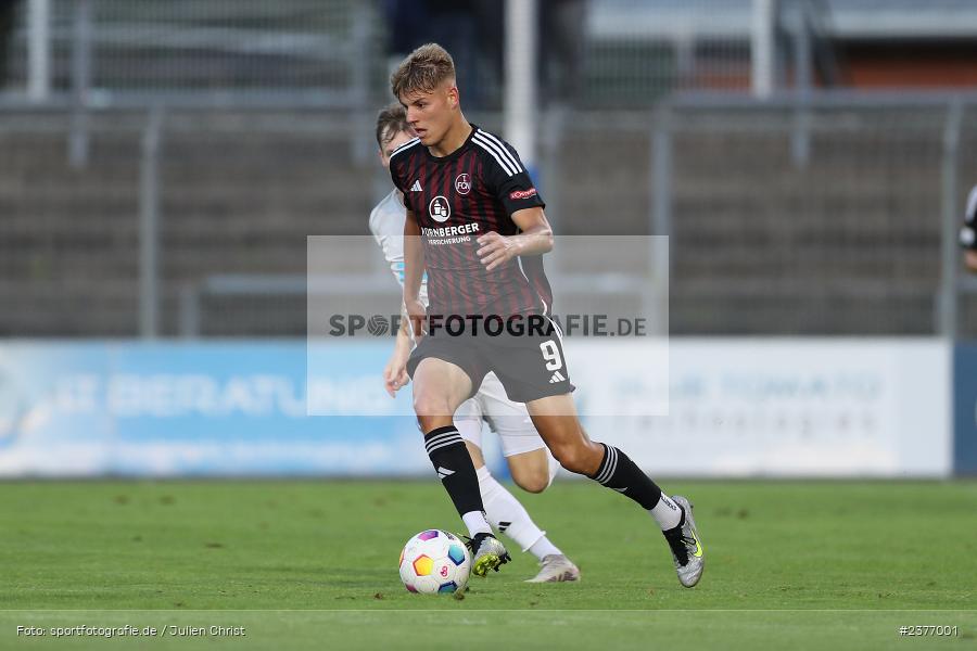 Julian Kania, Stadion am Schönbusch, Aschaffenburg, 01.09.2023, sport, action, BFV, Fussball, Saison 2023/2024, 8. Spieltag, Regionalliga Bayern, FCN, SVA, 1. FC Nürnberg II, SV Viktoria Aschaffenburg - Bild-ID: 2377001 Julian Kania, Stadion am Schönbusch, Aschaffenburg, 01.09.2023, sport, action, BFV, Fussball, Saison 2023/2024, 8. Spieltag, Regionalliga Bayern, FCN, SVA, 1. FC Nürnberg II, SV Viktoria Aschaffenburg - Bild-ID: 2377001