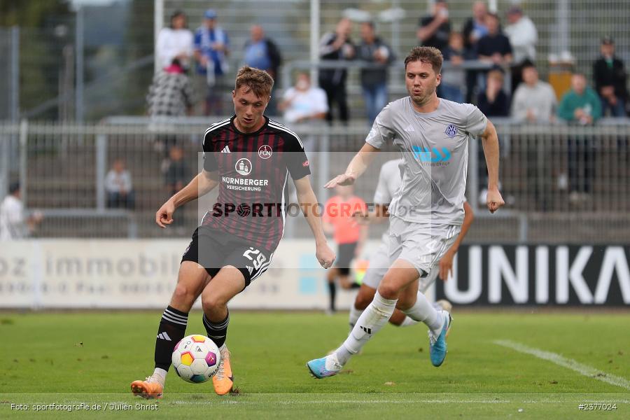 Simon Joachims, Stadion am Schönbusch, Aschaffenburg, 01.09.2023, sport, action, BFV, Fussball, Saison 2023/2024, 8. Spieltag, Regionalliga Bayern, FCN, SVA, 1. FC Nürnberg II, SV Viktoria Aschaffenburg - Bild-ID: 2377024 Simon Joachims, Stadion am Schönbusch, Aschaffenburg, 01.09.2023, sport, action, BFV, Fussball, Saison 2023/2024, 8. Spieltag, Regionalliga Bayern, FCN, SVA, 1. FC Nürnberg II, SV Viktoria Aschaffenburg - Bild-ID: 2377024