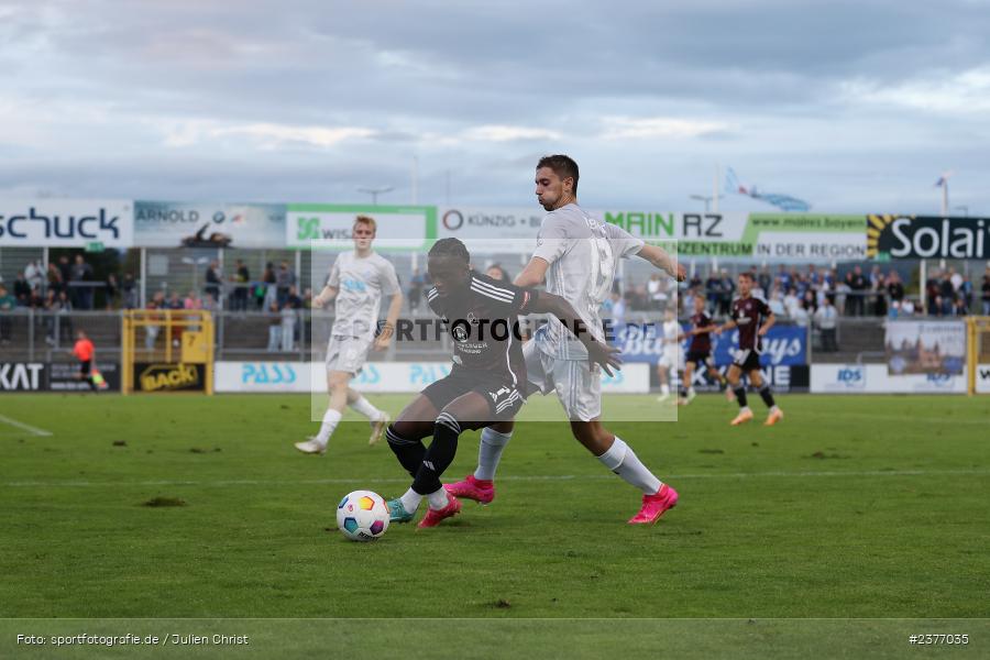 Pedro Narciso Muteba, Stadion am Schönbusch, Aschaffenburg, 01.09.2023, sport, action, BFV, Fussball, Saison 2023/2024, 8. Spieltag, Regionalliga Bayern, FCN, SVA, 1. FC Nürnberg II, SV Viktoria Aschaffenburg - Bild-ID: 2377035 Pedro Narciso Muteba, Stadion am Schönbusch, Aschaffenburg, 01.09.2023, sport, action, BFV, Fussball, Saison 2023/2024, 8. Spieltag, Regionalliga Bayern, FCN, SVA, 1. FC Nürnberg II, SV Viktoria Aschaffenburg - Bild-ID: 2377035