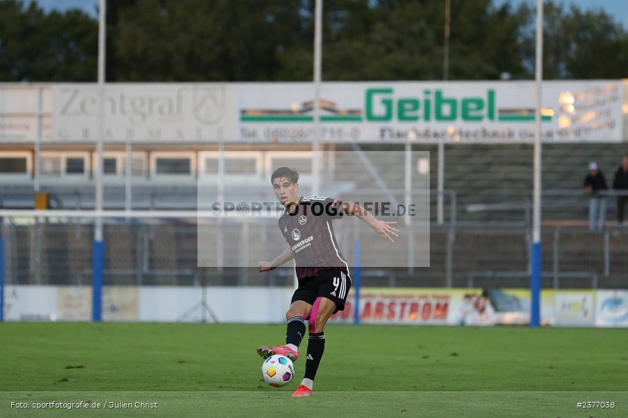 Nikola Komljenovic, Stadion am Schönbusch, Aschaffenburg, 01.09.2023, sport, action, BFV, Fussball, Saison 2023/2024, 8. Spieltag, Regionalliga Bayern, FCN, SVA, 1. FC Nürnberg II, SV Viktoria Aschaffenburg - Bild-ID: 2377038 Nikola Komljenovic, Stadion am Schönbusch, Aschaffenburg, 01.09.2023, sport, action, BFV, Fussball, Saison 2023/2024, 8. Spieltag, Regionalliga Bayern, FCN, SVA, 1. FC Nürnberg II, SV Viktoria Aschaffenburg - Bild-ID: 2377038