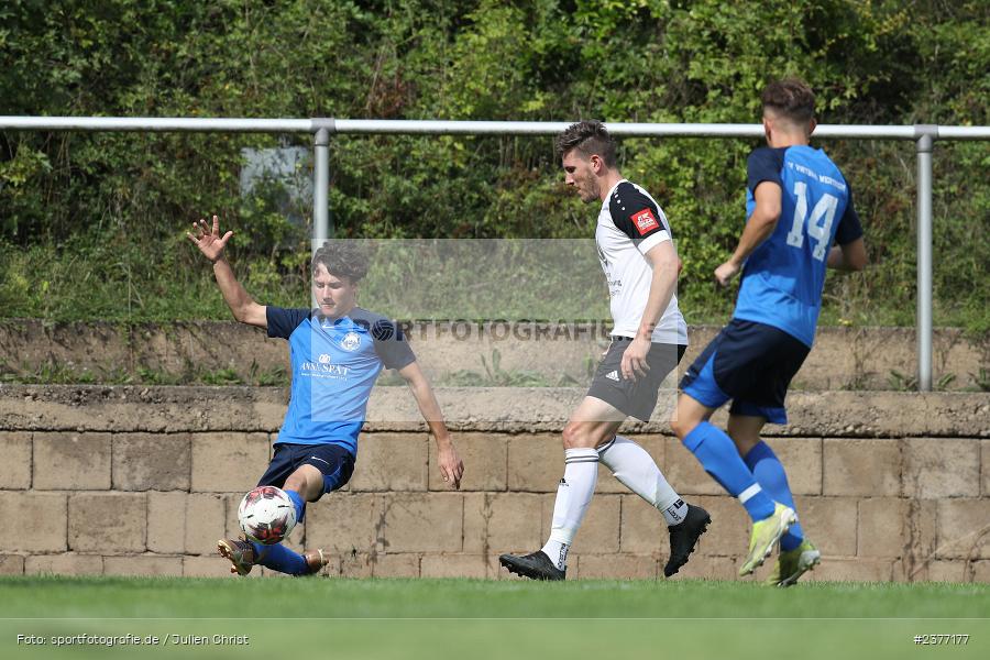 Niklas Seyfried, Viktoria Platz Bestenheid, Wertheim, 03.09.2023, sport, action, bfv, Fussball, Saison 2023/2024, 3. Spieltag, Kreisklasse A TBB, SVE, SVV, SV Eintracht Nassig 2, SV Viktoria Wertheim - Bild-ID: 2377177