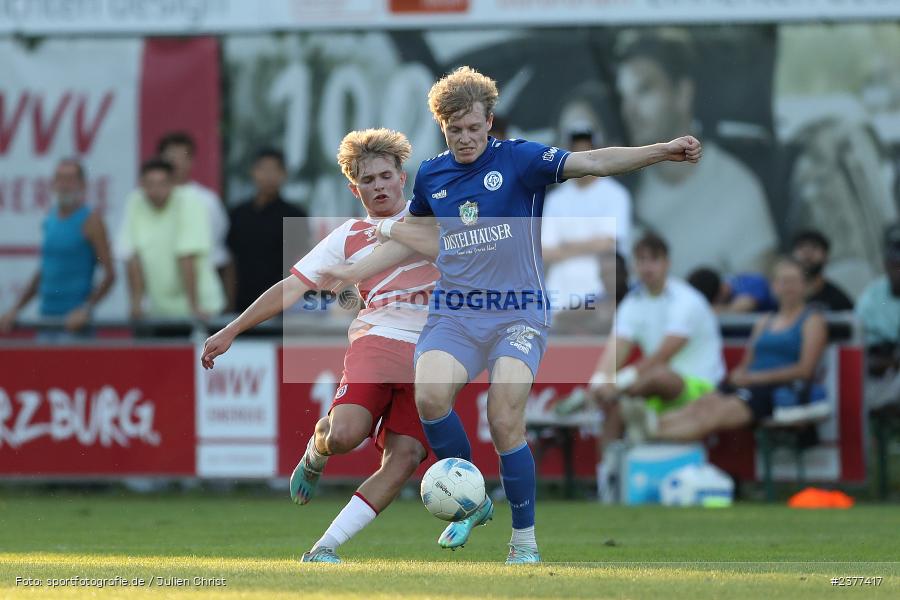 Paul Obrusnik, Sepp-Endres-Sportanlage, Würzburg, 06.09.2023, sport, action, bfv, Fussball, Saison 2023/2024, Bayernliga Nord, 10. Spieltag, SSV, WFV, SSV Jahn Regensburg II (U21), Würzburger FV 04 - Bild-ID: 2377417