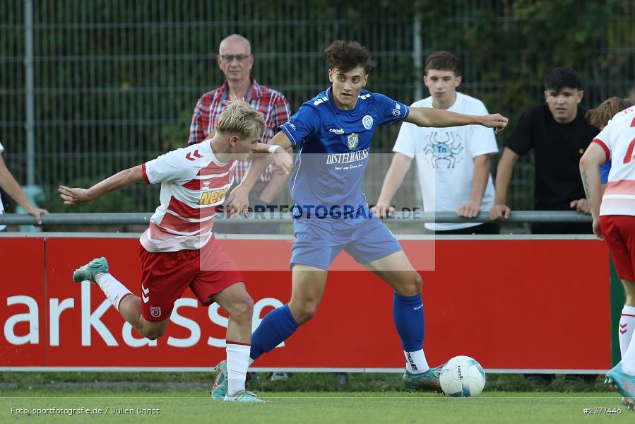 Fabio Hock, Sepp-Endres-Sportanlage, Würzburg, 06.09.2023, sport, action, bfv, Fussball, Saison 2023/2024, Bayernliga Nord, 10. Spieltag, SSV, WFV, SSV Jahn Regensburg II (U21), Würzburger FV 04 - Bild-ID: 2377446