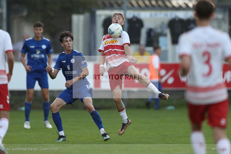 Noel Eichinger, Sepp-Endres-Sportanlage, Würzburg, 06.09.2023, sport, action, bfv, Fussball, Saison 2023/2024, Bayernliga Nord, 10. Spieltag, SSV, WFV, SSV Jahn Regensburg II (U21), Würzburger FV 04 - Bild-ID: 2377473