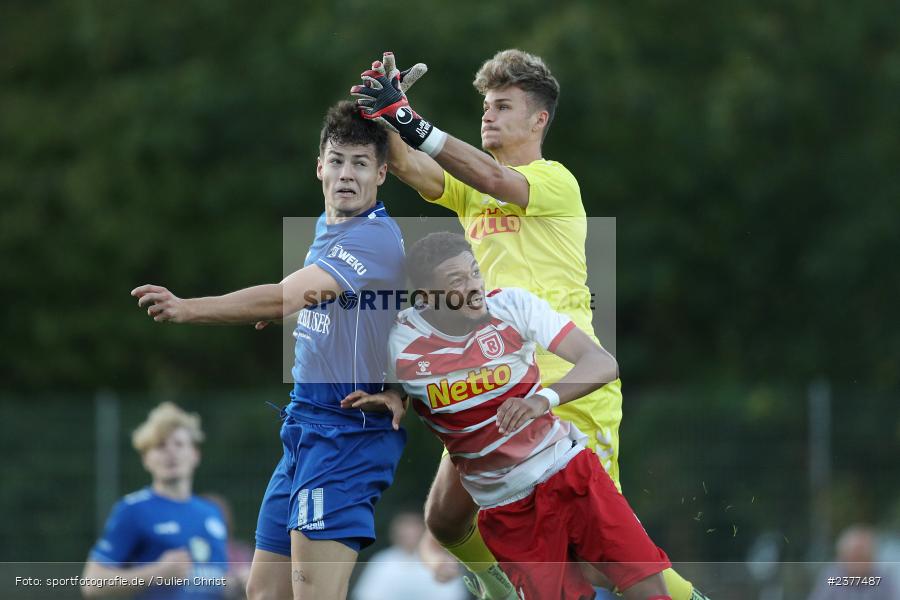 Justin Bartl, Sepp-Endres-Sportanlage, Würzburg, 06.09.2023, sport, action, bfv, Fussball, Saison 2023/2024, Bayernliga Nord, 10. Spieltag, SSV, WFV, SSV Jahn Regensburg II (U21), Würzburger FV 04 - Bild-ID: 2377487