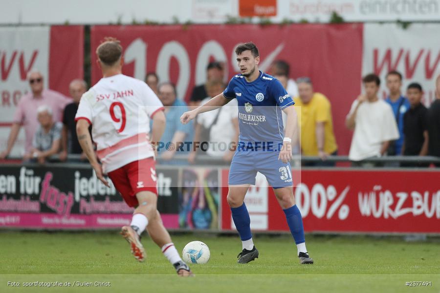 Daniel Zuljevic, Sepp-Endres-Sportanlage, Würzburg, 06.09.2023, sport, action, bfv, Fussball, Saison 2023/2024, Bayernliga Nord, 10. Spieltag, SSV, WFV, SSV Jahn Regensburg II (U21), Würzburger FV 04 - Bild-ID: 2377491