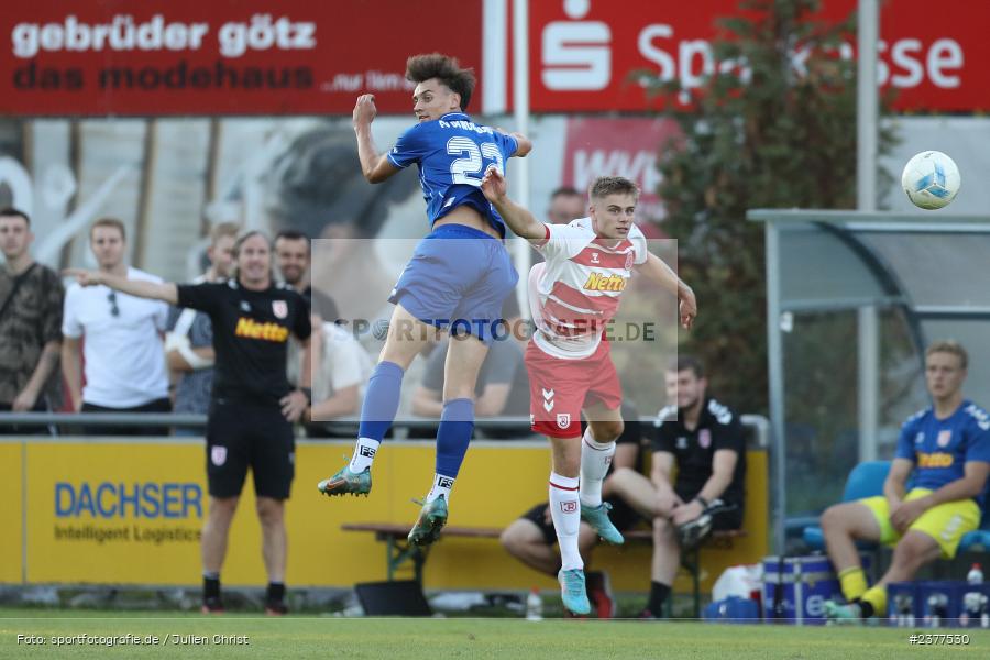 Fabio Hock, Sepp-Endres-Sportanlage, Würzburg, 06.09.2023, sport, action, bfv, Fussball, Saison 2023/2024, Bayernliga Nord, 10. Spieltag, SSV, WFV, SSV Jahn Regensburg II (U21), Würzburger FV 04 - Bild-ID: 2377530
