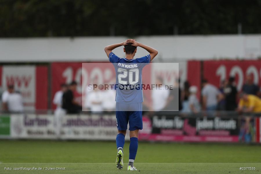 Jannis Vierneisel, Sepp-Endres-Sportanlage, Würzburg, 06.09.2023, sport, action, bfv, Fussball, Saison 2023/2024, Bayernliga Nord, 10. Spieltag, SSV, WFV, SSV Jahn Regensburg II (U21), Würzburger FV 04 - Bild-ID: 2377535