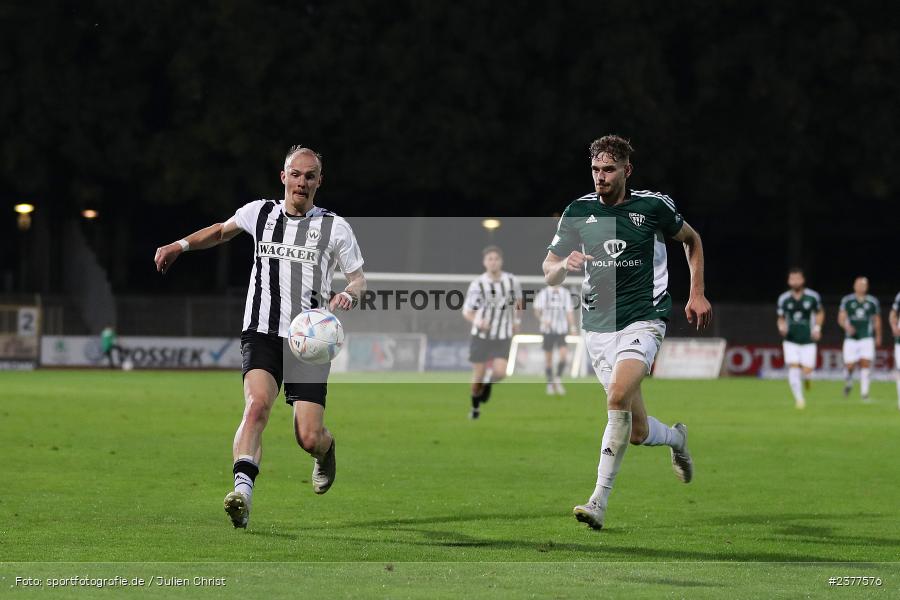 Luca Trslic, Willy-Sachs-Stadion, Schweinfurt, 08.09.2023, sport, action, bfv, Fussball, Saison 2023/2024, 9. Spieltag, Regionalliga Bayern, SVW, FCS, SV Wacker Burghausen, 1. FC Schweinfurt 1905 - Bild-ID: 2377576