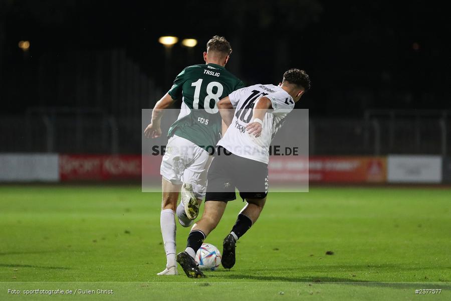 Luca Trslic, Willy-Sachs-Stadion, Schweinfurt, 08.09.2023, sport, action, bfv, Fussball, Saison 2023/2024, 9. Spieltag, Regionalliga Bayern, SVW, FCS, SV Wacker Burghausen, 1. FC Schweinfurt 1905 - Bild-ID: 2377577
