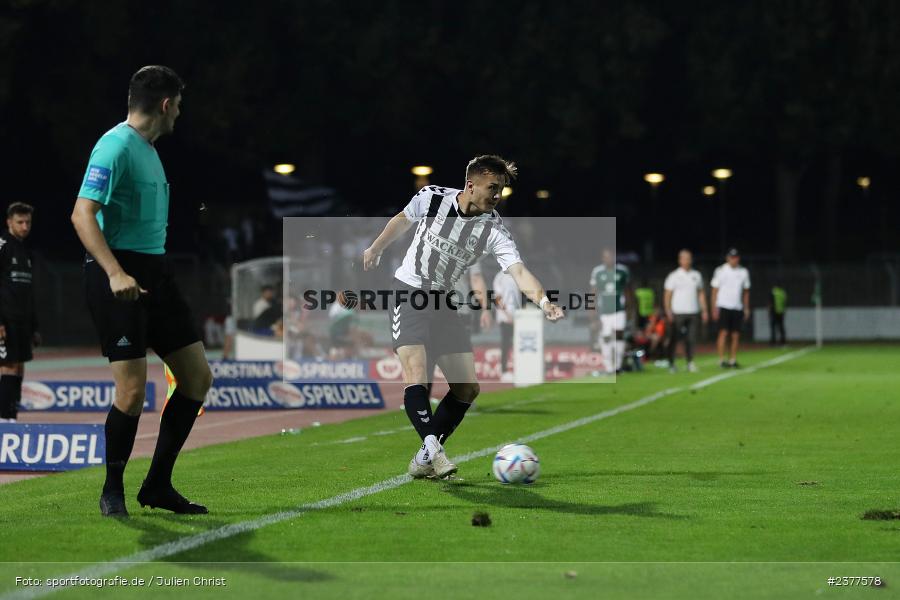 Kenneth Sigl, Willy-Sachs-Stadion, Schweinfurt, 08.09.2023, sport, action, bfv, Fussball, Saison 2023/2024, 9. Spieltag, Regionalliga Bayern, SVW, FCS, SV Wacker Burghausen, 1. FC Schweinfurt 1905 - Bild-ID: 2377578