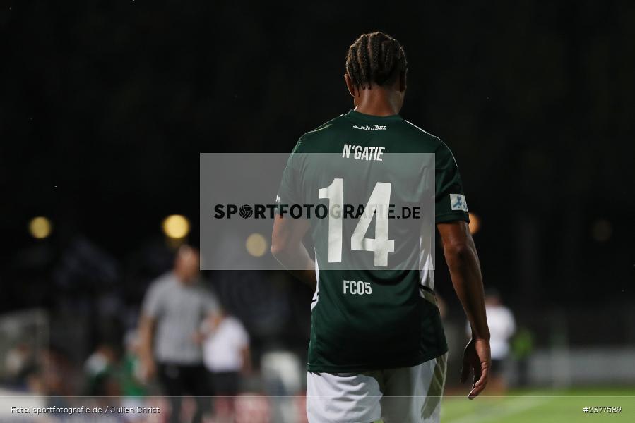 Dominik Ngatie, Willy-Sachs-Stadion, Schweinfurt, 08.09.2023, sport, action, bfv, Fussball, Saison 2023/2024, 9. Spieltag, Regionalliga Bayern, SVW, FCS, SV Wacker Burghausen, 1. FC Schweinfurt 1905 - Bild-ID: 2377589