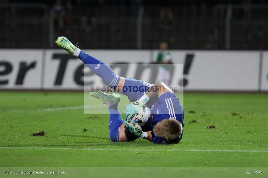 Lukas Wenzel, Willy-Sachs-Stadion, Schweinfurt, 08.09.2023, sport, action, bfv, Fussball, Saison 2023/2024, 9. Spieltag, Regionalliga Bayern, SVW, FCS, SV Wacker Burghausen, 1. FC Schweinfurt 1905 - Bild-ID: 2377593