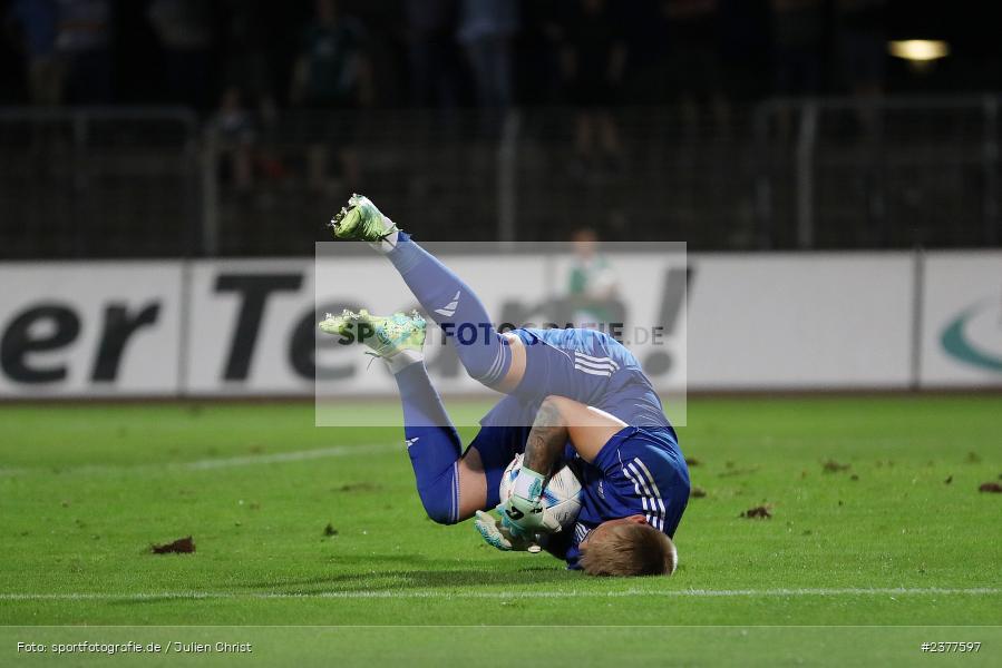 Lukas Wenzel, Willy-Sachs-Stadion, Schweinfurt, 08.09.2023, sport, action, bfv, Fussball, Saison 2023/2024, 9. Spieltag, Regionalliga Bayern, SVW, FCS, SV Wacker Burghausen, 1. FC Schweinfurt 1905 - Bild-ID: 2377597