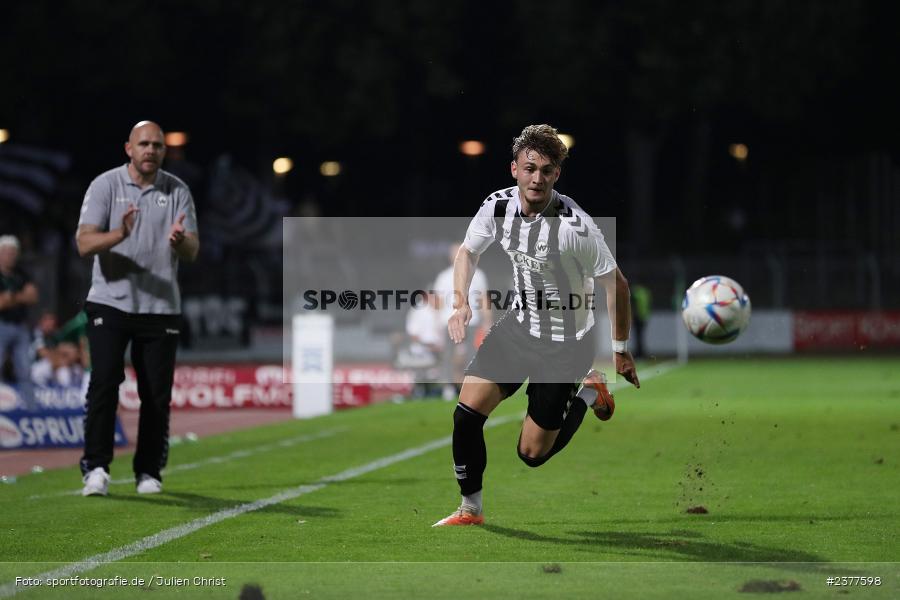 Jasper Maljojoki, Willy-Sachs-Stadion, Schweinfurt, 08.09.2023, sport, action, bfv, Fussball, Saison 2023/2024, 9. Spieltag, Regionalliga Bayern, SVW, FCS, SV Wacker Burghausen, 1. FC Schweinfurt 1905 - Bild-ID: 2377598