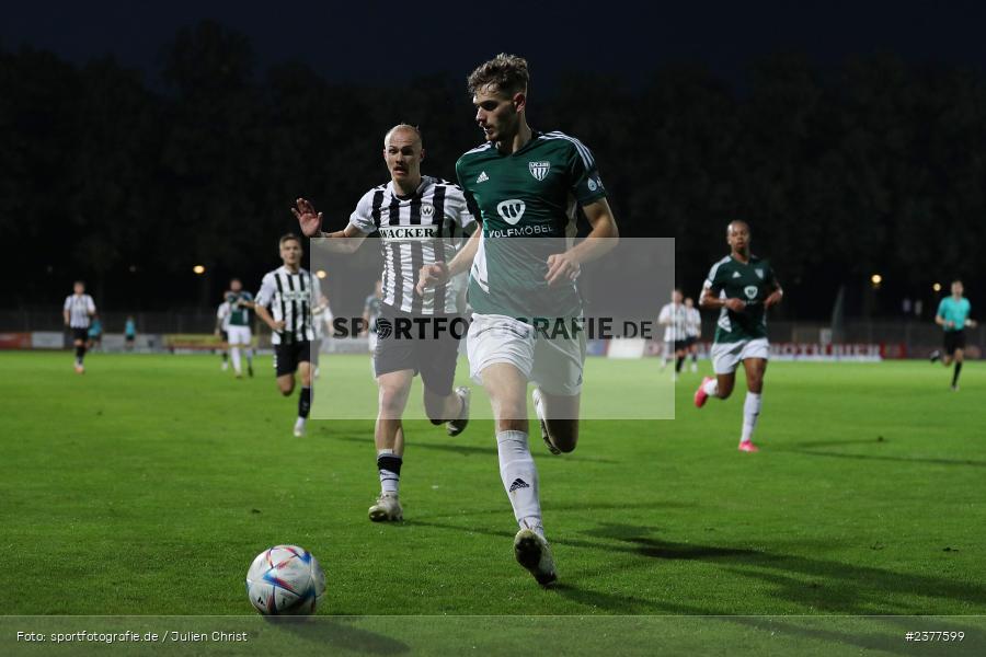 Luca Trslic, Willy-Sachs-Stadion, Schweinfurt, 08.09.2023, sport, action, bfv, Fussball, Saison 2023/2024, 9. Spieltag, Regionalliga Bayern, SVW, FCS, SV Wacker Burghausen, 1. FC Schweinfurt 1905 - Bild-ID: 2377599