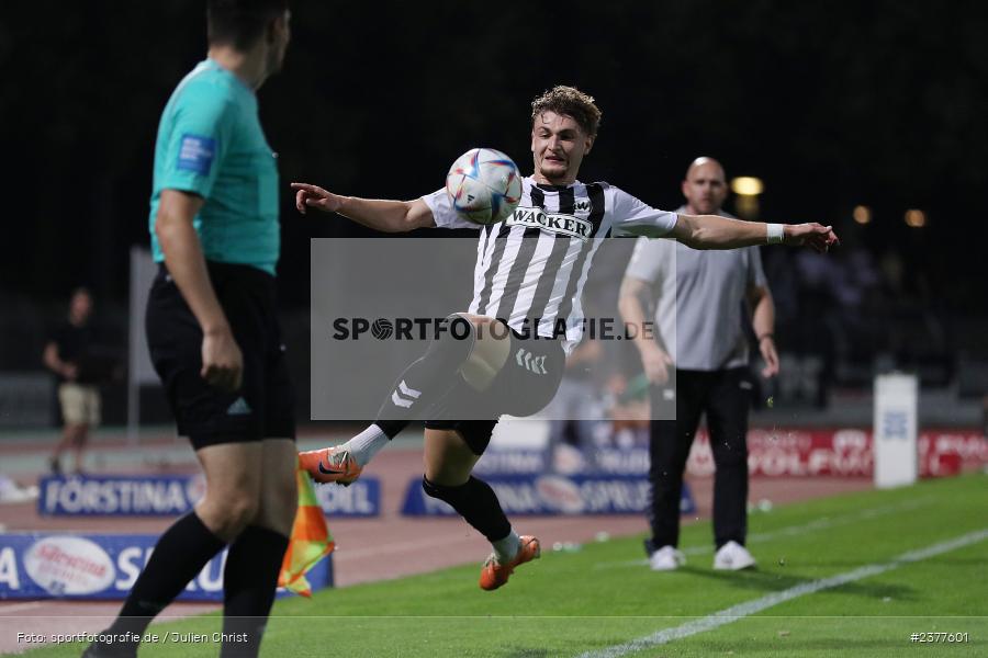 Jasper Maljojoki, Willy-Sachs-Stadion, Schweinfurt, 08.09.2023, sport, action, bfv, Fussball, Saison 2023/2024, 9. Spieltag, Regionalliga Bayern, SVW, FCS, SV Wacker Burghausen, 1. FC Schweinfurt 1905 - Bild-ID: 2377601