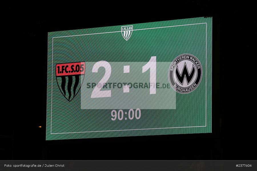 Willy-Sachs-Stadion, Schweinfurt, 08.09.2023, sport, action, bfv, Fussball, Saison 2023/2024, 9. Spieltag, Regionalliga Bayern, SVW, FCS, SV Wacker Burghausen, 1. FC Schweinfurt 1905 - Bild-ID: 2377604