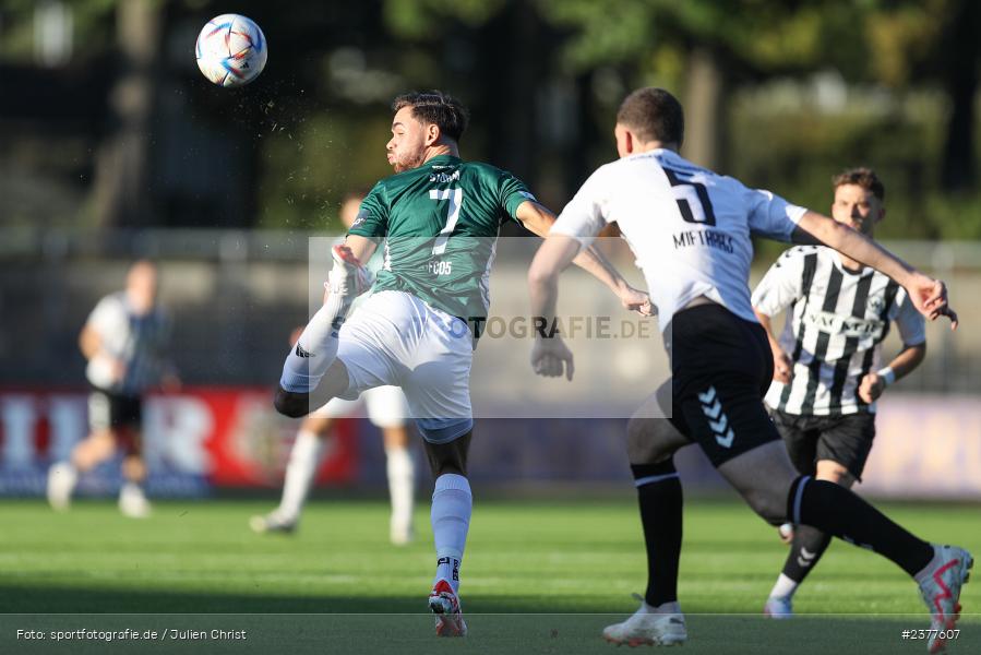 Severo Sturm, sport, action, Willy-Sachs-Stadion, Schweinfurt, Saison 2023/2024, SVW, SV Wacker Burghausen, Regionalliga Bayern, Fussball, FCS, BFV, 9. Spieltag, 1. FC Schweinfurt 1905, 08.09.2023 - Bild-ID: 2377607