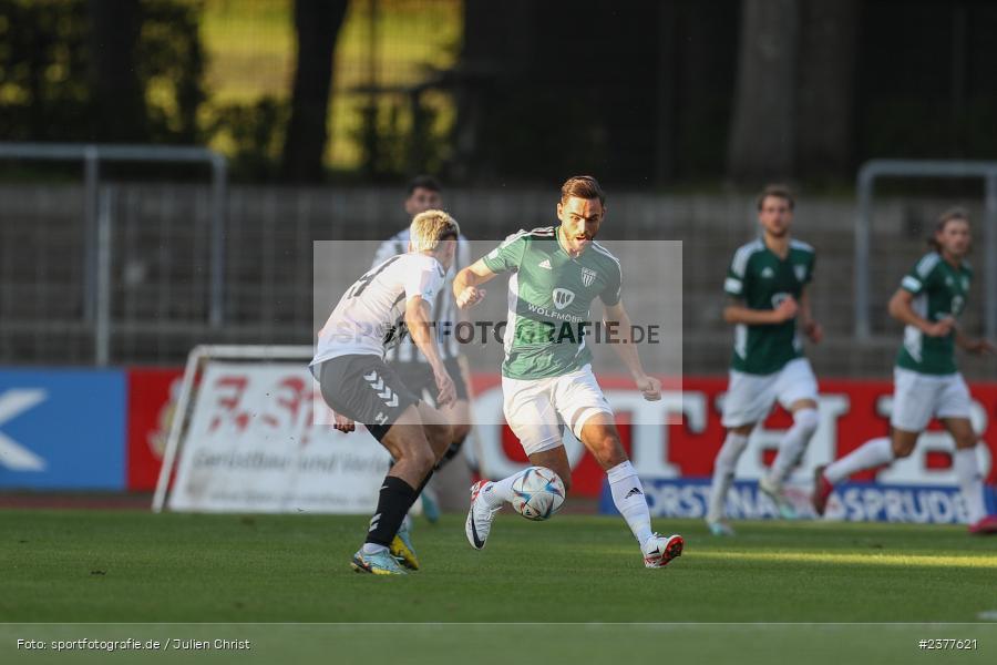 Severo Sturm, sport, action, Willy-Sachs-Stadion, Schweinfurt, Saison 2023/2024, SVW, SV Wacker Burghausen, Regionalliga Bayern, Fussball, FCS, BFV, 9. Spieltag, 1. FC Schweinfurt 1905, 08.09.2023 - Bild-ID: 2377621