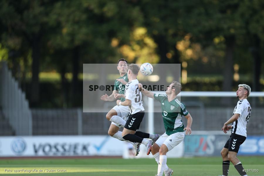 Marc Hänschke, sport, action, Willy-Sachs-Stadion, Schweinfurt, Saison 2023/2024, SVW, SV Wacker Burghausen, Regionalliga Bayern, Fussball, FCS, BFV, 9. Spieltag, 1. FC Schweinfurt 1905, 08.09.2023 - Bild-ID: 2377650