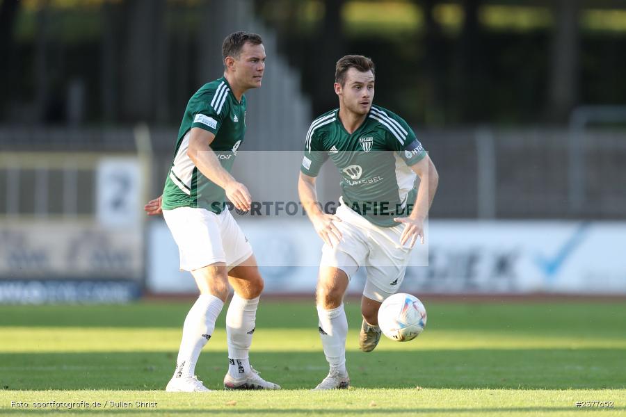 Fabio Bozesan, sport, action, Willy-Sachs-Stadion, Schweinfurt, Saison 2023/2024, SVW, SV Wacker Burghausen, Regionalliga Bayern, Fussball, FCS, BFV, 9. Spieltag, 1. FC Schweinfurt 1905, 08.09.2023 - Bild-ID: 2377652