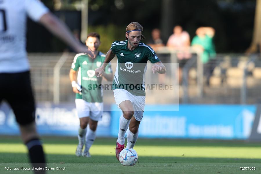 Kristian Böhnlein, sport, action, Willy-Sachs-Stadion, Schweinfurt, Saison 2023/2024, SVW, SV Wacker Burghausen, Regionalliga Bayern, Fussball, FCS, BFV, 9. Spieltag, 1. FC Schweinfurt 1905, 08.09.2023 - Bild-ID: 2377658