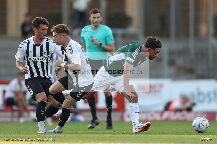 Severo Sturm, sport, action, Willy-Sachs-Stadion, Schweinfurt, Saison 2023/2024, SVW, SV Wacker Burghausen, Regionalliga Bayern, Fussball, FCS, BFV, 9. Spieltag, 1. FC Schweinfurt 1905, 08.09.2023 - Bild-ID: 2377714