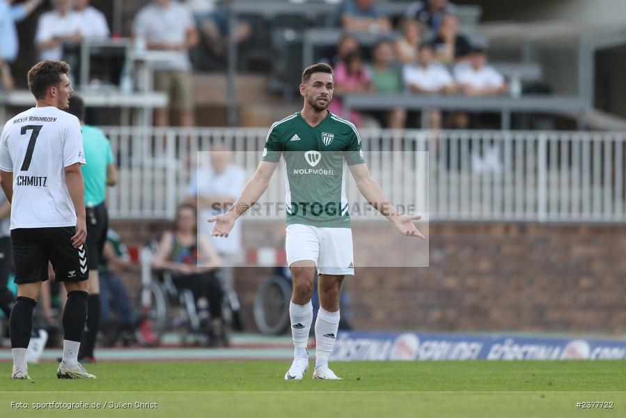 Severo Sturm, sport, action, Willy-Sachs-Stadion, Schweinfurt, Saison 2023/2024, SVW, SV Wacker Burghausen, Regionalliga Bayern, Fussball, FCS, BFV, 9. Spieltag, 1. FC Schweinfurt 1905, 08.09.2023 - Bild-ID: 2377722