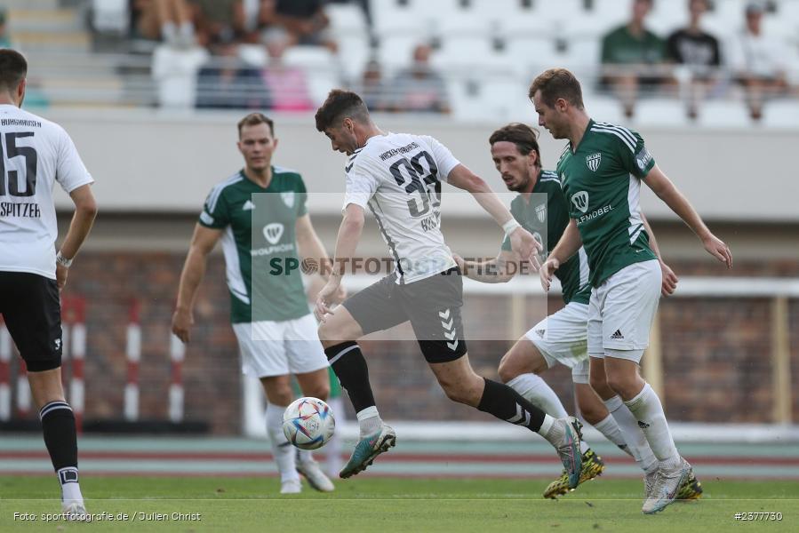 Andrija Bosnjak, sport, action, Willy-Sachs-Stadion, Schweinfurt, Saison 2023/2024, SVW, SV Wacker Burghausen, Regionalliga Bayern, Fussball, FCS, BFV, 9. Spieltag, 1. FC Schweinfurt 1905, 08.09.2023 - Bild-ID: 2377730