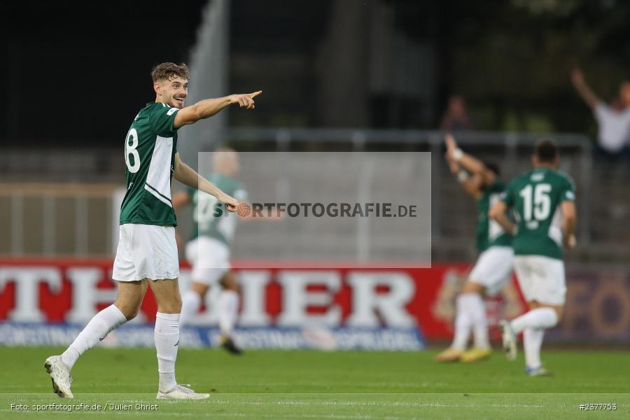 sport, action, Willy-Sachs-Stadion, Schweinfurt, Saison 2023/2024, SVW, SV Wacker Burghausen, Regionalliga Bayern, Fussball, FCS, BFV, 9. Spieltag, 1. FC Schweinfurt 1905, 08.09.2023 - Bild-ID: 2377753